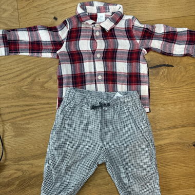 Ensemble enfant à carreaux H&M