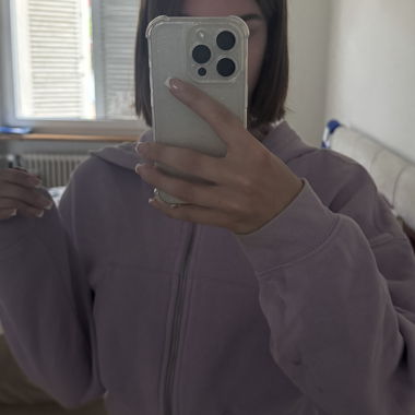 Lilac Zip Hoodie