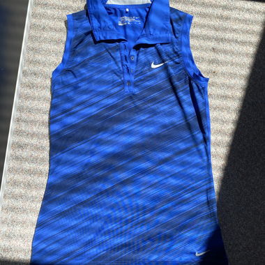 Polo golf Nike blu