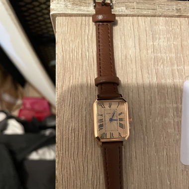 Montre quartz vintage brune 