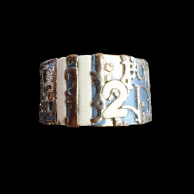 Christian Dior Oblique Trotter Logo Ring - Gr. 52