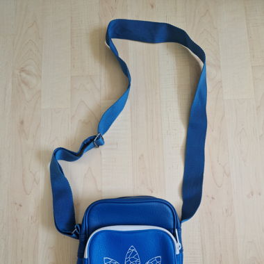 Adidas Tasche blau/weiss