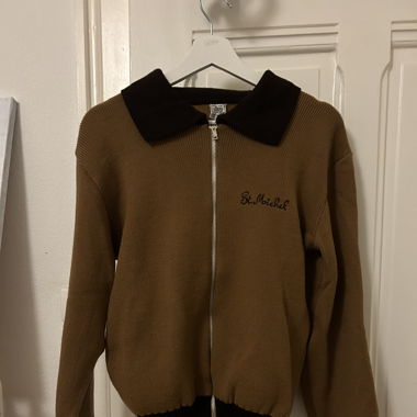 Vintage cardigan with zipper