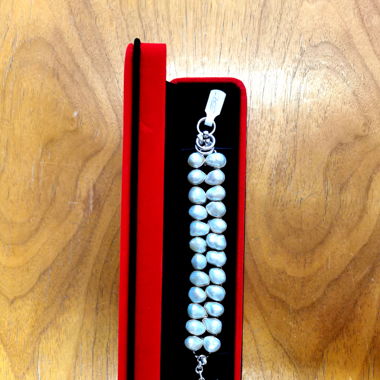 Bracelet en argent 925 et nacre 