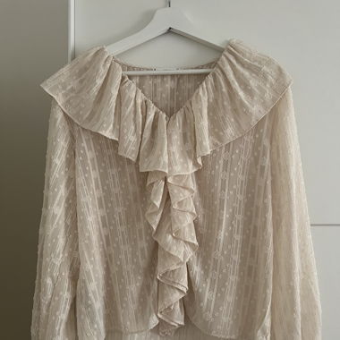 Beige Bluse von Mango
