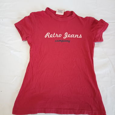 Retro Jeans Company T-Shirt rot Gr. M