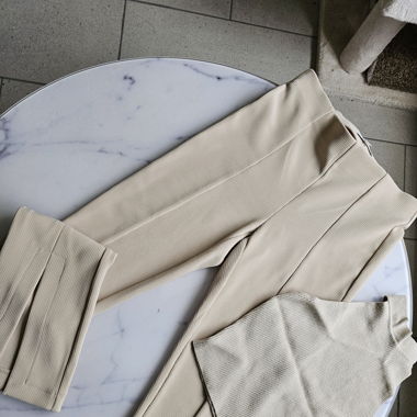 Ensemble léger beige