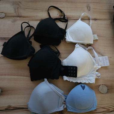 Lot of 6 triangle bras