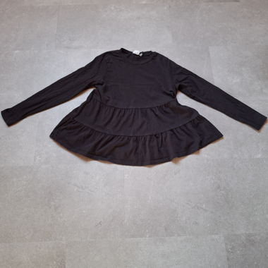 Top noir à manches longues ASOS
