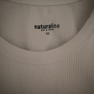 Naturline Bio&Fair, white sleeveless top