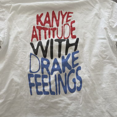 T-shirt blanc graphique