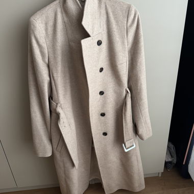 Manteau BOSS en laine beige