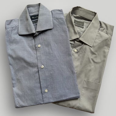 Lot de 2 chemises Massimo Dutti - H - 40/42