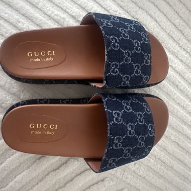 Sandali in denim Gucci / Slides 