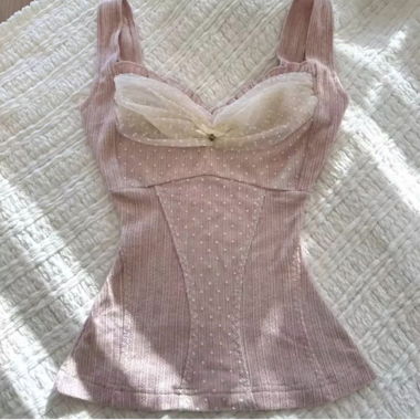 Top rosa taglia S