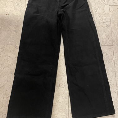 Pantalone in velluto a coste nero