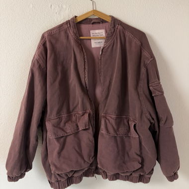 Giacca jeans rosa