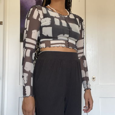 see-through shirt