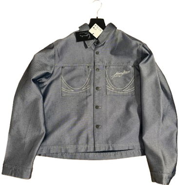 Veste en jean avec broderie