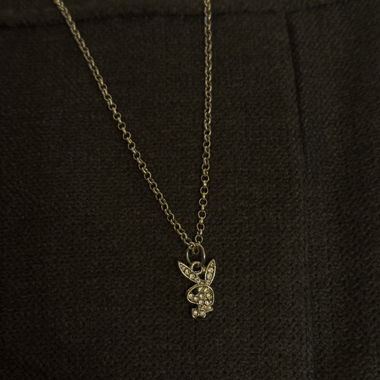 Häschen Kette silber mit Anhänger