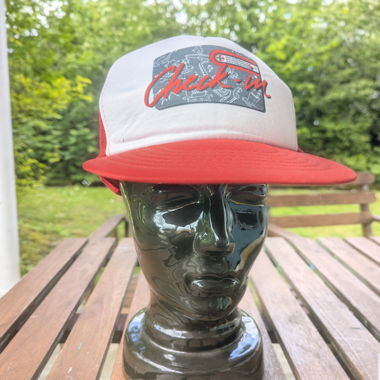 Casquette camionneur rouge