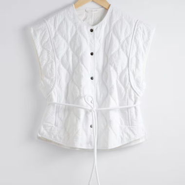& Other Stories Gilet trapuntato, imbottito