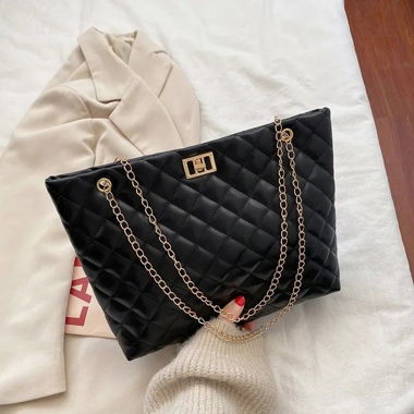 Borsa a mano semplice /nuova di fabbrica mai indossata, nera