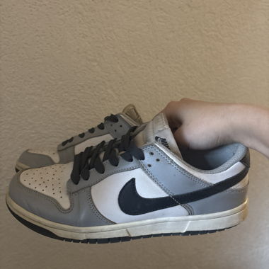 Nike Dunk Low gris/blanc