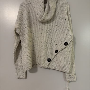 Strickpullover mit Schalkragen