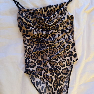 Body Zara con stampa leopardata