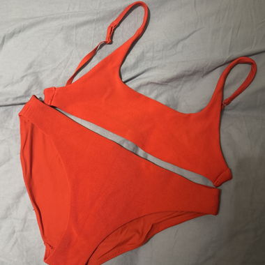 Red One-Piece Swimsuit