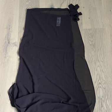 brown wrap skirt