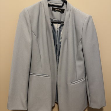 Blazer basique Zara bleu clair EU L