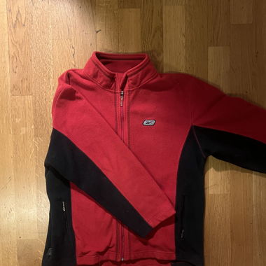 Reebok Fleecejacke rot/schwarz