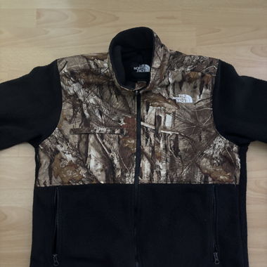The North Face camo fleece jacket
