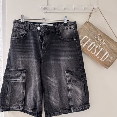 Cool Bershka Baggy Jeans Shorts Size 34