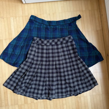 plaid skirt bundel