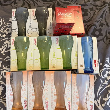Vintage Coca-colaxMcdonald collections glasses set