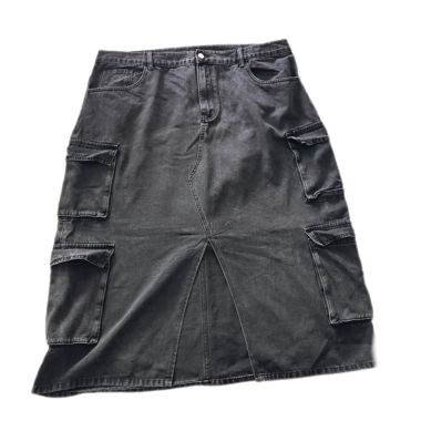 Jeansrock mit Taschen 