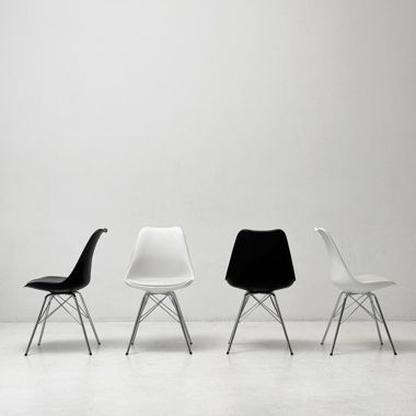 Elegante Kunstleder-Stühle