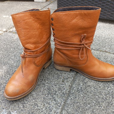 Lederstiefel