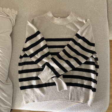 Gestreifter Pullover 