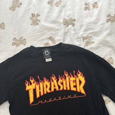 T-shirt noir TRASHER S 