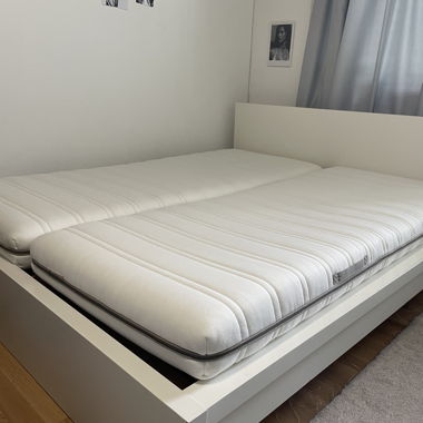 Ikea Malm bed with slatted frame