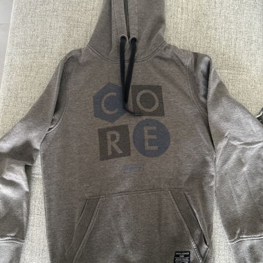 Jack & Jones Core Hoodie grau