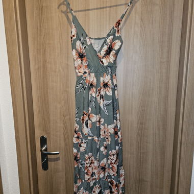 Robe longue fleurie