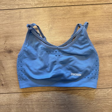Soutien-gorge de sport bleu Gymshark