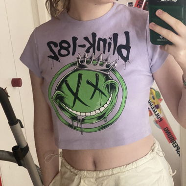 Purple Crop top 