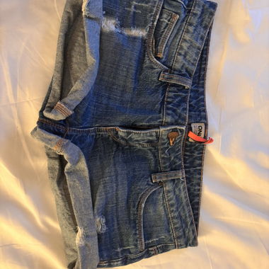 Shorts en jean taille basse