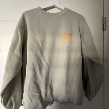 White Fox Sweatshirt verde S/M